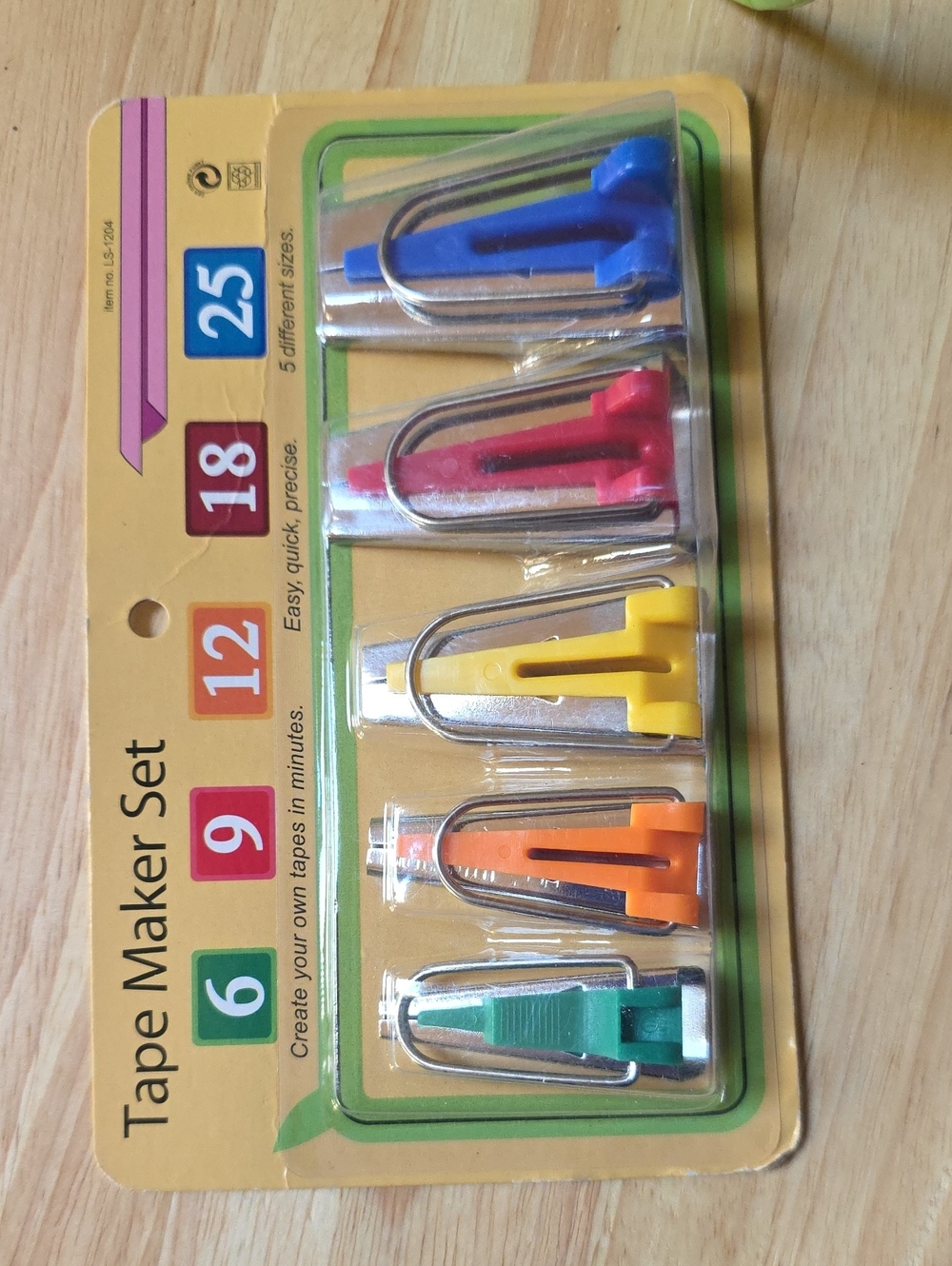 Colored Tape Maker Set - Blue, Red, Yellow, Orange, Green